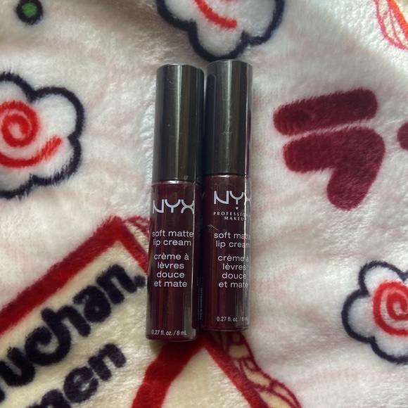 NYX 2 item LOT lippies soft matte lip cream Copenhagen - Picture 1 of 8